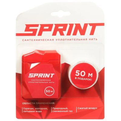 Лот: 24118248. Фото: 1. Нить сантехническая 50 м, + катушка... Сантехнические уплотнители