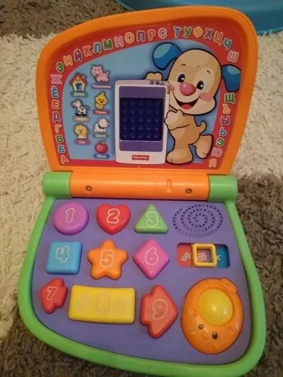 Столик fisher price ноутбук