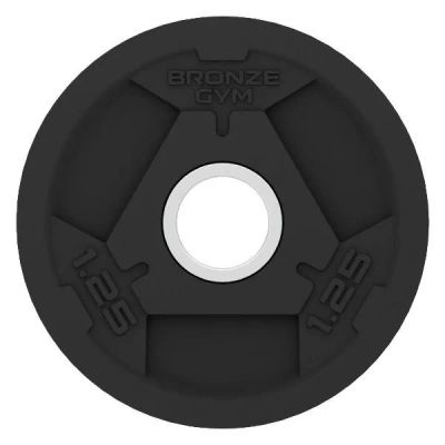 Лот: 25539088. Фото: 1. Диск олимпийский Bronze Gym обрезиненный... Штанги, блины