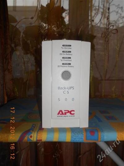 Лот: 2360452. Фото: 1. Продам APC Back-UPS CS 500VA 230V... ИБП, аккумуляторы для ИБП