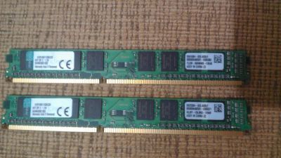 Лот: 6278416. Фото: 1. Память kingston 4GBx 2шт DDR3... Оперативная память