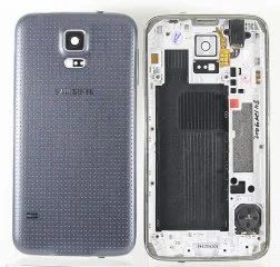 Лот: 9185825. Фото: 1. Корпус Samsung G900.S5 Черный. Корпуса, клавиатуры, кнопки