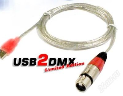 Лот: 1763310. Фото: 1. USB2DMX JMS (USB адаптер DMX 512... Световое оборудование