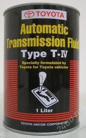 Лот: 2116656. Фото: 1. TOYOTA ATF TYPE T-IV (1л) жидкость... Масла, жидкости