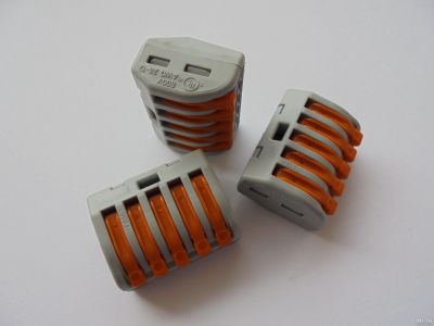 Лот: 14569436. Фото: 1. Клемма Wago 5. Кабельные наконечники, клеммы, соединители