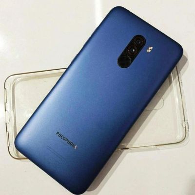 Лот: 16138980. Фото: 1. Pocophone F1 синий. Смартфоны