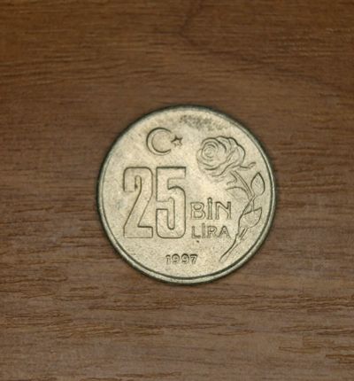 Лот: 11667636. Фото: 1. 25 000 лир. Ближний восток