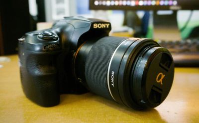 Лот: 11493473. Фото: 1. Sony SLT-A57 + Sony DT 55-200mm. Цифровые зеркальные