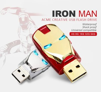 Лот: 8174088. Фото: 1. USB-флеш 2.0 16Gb IRON MAN (Железный... USB-флеш карты