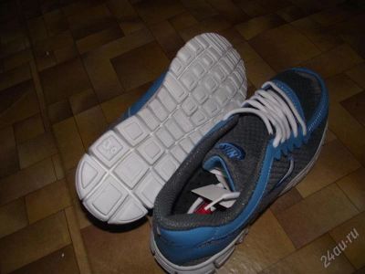 Лот: 1130741. Фото: 1. nike цвет серый-голубой,41-42рЦЕНА... Кеды, кроссовки, слипоны