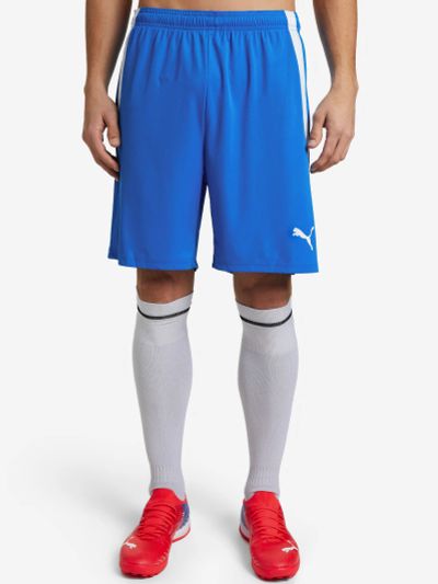 Лот: 22443755. Фото: 1. Шорты мужские PUMA teamLIGA, Синий. Шорты
