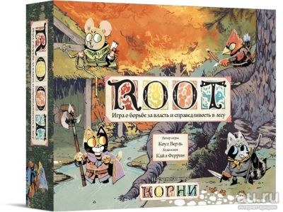 Лот: 14730638. Фото: 1. Настольная игра "Корни". Настольные игры, карты