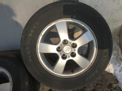 Лот: 11118097. Фото: 1. Kumho solus kh17 на литых дисках... Шины на дисках