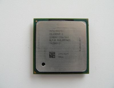 Лот: 5448146. Фото: 1. Intel Celeron D 320 (2.40Ghz... Процессоры