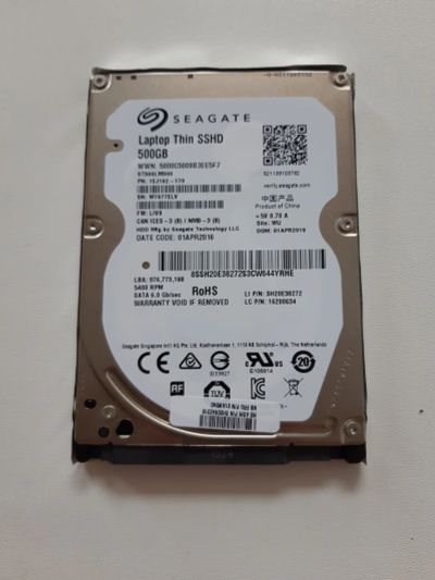Лот: 14937320. Фото: 1. Жесткий диск Seagate Laptop Thin... Жёсткие диски (HDD)