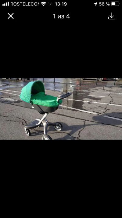 Лот: 16350353. Фото: 1. Коляска stokke v2. Коляски