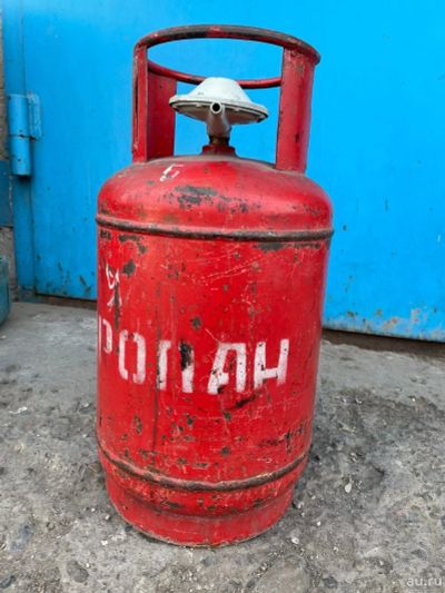 Лот: 17667326. Фото: 1. Газовый балон 27 литров, редуктор... Баллоны, газ в баллонах