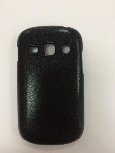 Лот: 10461537. Фото: 1. Чехол Samsung S6810 Пластик Черный... Чехлы, бамперы