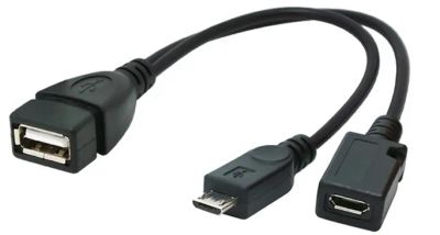 Лот: 20036143. Фото: 1. Кабель USB2.0 USB(f)-MicroUSB... Шлейфы, кабели, переходники