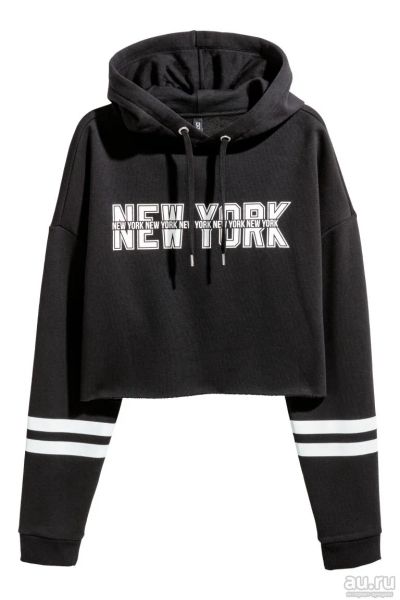 Лот: 15157639. Фото: 1. Короткий худи H&M. Свитеры, толстовки, худи
