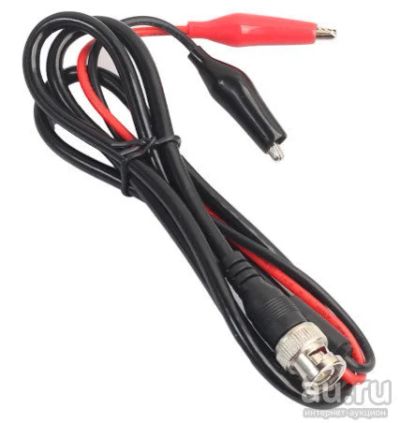 Лот: 13748272. Фото: 1. BNC Male Plug to Dual Alligator. Радиолюбительский инструмент