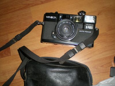 Лот: 13858689. Фото: 1. Minolta Hi-Matic AF2-MD 35 мм... Плёночные компактные