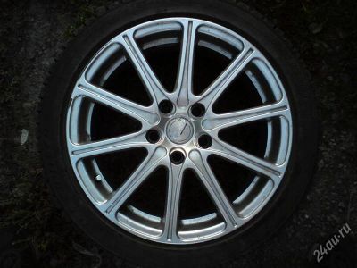 Лот: 1209354. Фото: 1. литье r17 с резиной bridgestone. Шины на дисках