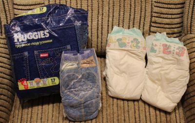 Лот: 3294850. Фото: 1. Трусики-подгузники Huggies 9-14... Детская гигиена