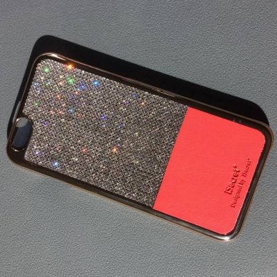 Лот: 5799610. Фото: 1. Яркий чехол со стразами iPhone... Чехлы, бамперы