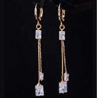 Лот: 3687594. Фото: 1. серьги мода New Fashion 18K Rose... Серьги, каффы