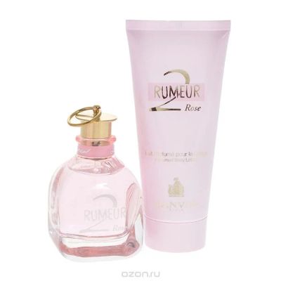 Лот: 5362068. Фото: 1. Lanvin Rumeur 2 Rose набор (т... Женская парфюмерия