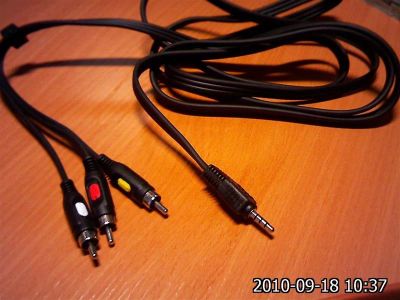 Лот: 518894. Фото: 1. кабель тюльпан*3. Шлейфы, кабели, переходники