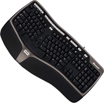 Лот: 10010208. Фото: 1. клавиатура natural ergonomic keyboard... Клавиатуры и мыши