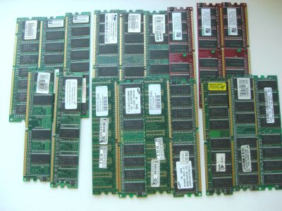 Лот: 11737156. Фото: 1. Оперативная память DDR1 + SDRAM... Оперативная память