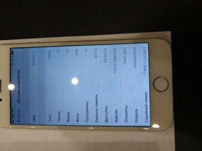 Лот: 10577254. Фото: 1. Дисплей iphone 6-6s белый оригинал... Дисплеи, дисплейные модули, тачскрины