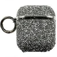 Лот: 20888370. Фото: 1. Чехол AirPods 1/2 Diamond (серебрянный... Чехлы, бамперы