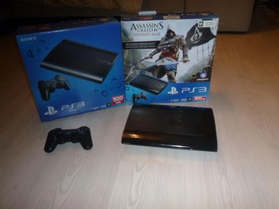 Лот: 8497756. Фото: 1. SonyPlayStation 3 Super Slim 500... Игровые приставки, консоли