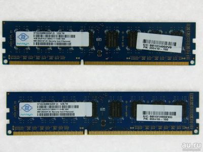 Лот: 13398615. Фото: 1. Nanya (2x4GB) 8GB DDR3 1600Mhz... Оперативная память