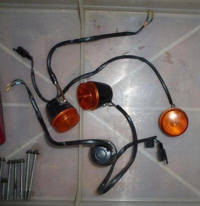 Лот: 6442486. Фото: 1. поворотники Honda xr250 baja. Запчасти