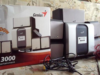 Лот: 1288949. Фото: 1. Genius SW-HF 5.1 3000. Музыкальные центры, магнитолы