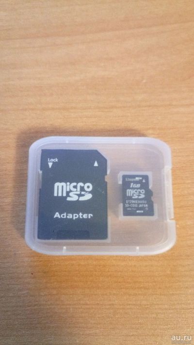 Лот: 16513521. Фото: 1. Карта Micro SD 1GB+адаптер+32GB... Карты памяти