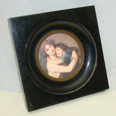 Лот: 18655682. Фото: 1. Плакетка Madame Vigee-Lebrun et... Другое (антиквариат)