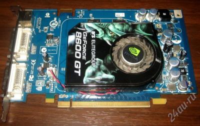 Лот: 524892. Фото: 1. ECS GeForce 8600GT 256Mb. Видеокарты