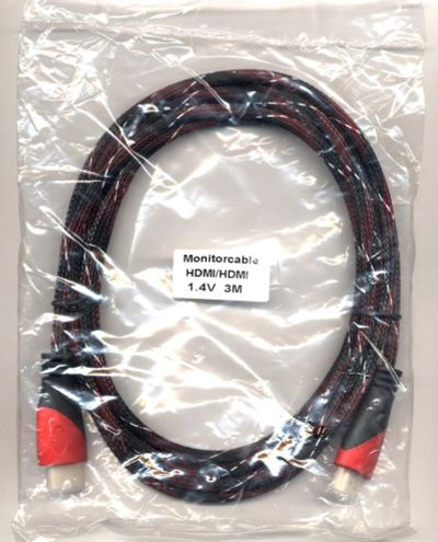 Лот: 2795183. Фото: 1. Кабель HDMI to HDMI v1.4 3 м... Шлейфы, кабели, переходники