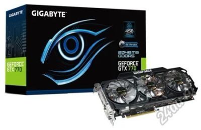 Лот: 5557534. Фото: 1. Продам видеокарту GigaByte GeForce... Видеокарты