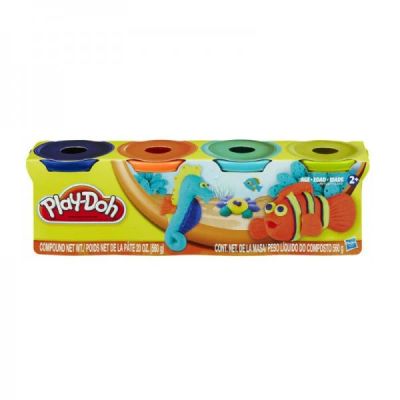 Лот: 7455545. Фото: 1. Набор пластилина Play-Doh "Морские... Для лепки