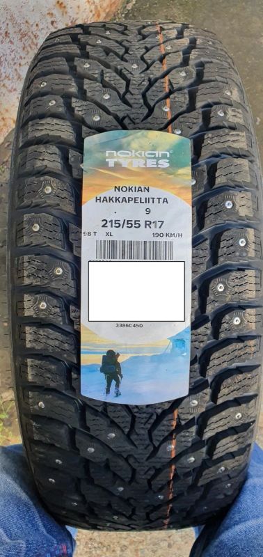 Лот: 18009568. Фото: 1. Nokian Hakkapeliitta 9 215/55... Шины