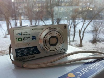 Лот: 5194966. Фото: 1. Sony DSC - W350 (Полный комплект... Цифровые компактные