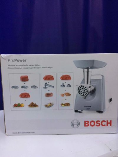 Лот: 15146531. Фото: 1. Мясорубка bosch mfw 66020. Кухонная