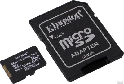 Лот: 16446293. Фото: 1. Карта памяти microSD HC 16 GB... Карты памяти